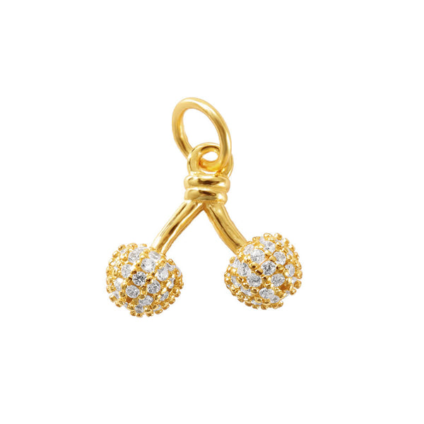 VFD0255 Dainty Fruit Cherry Necklace Charm Pendant