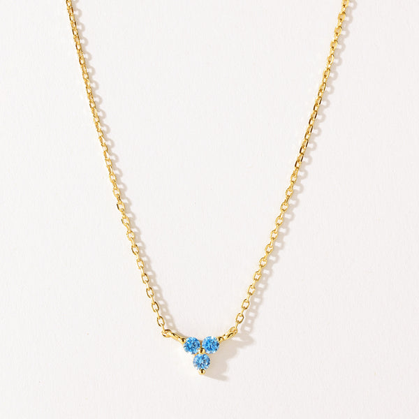 VFX0286 Birthstone Trio Pendant Necklaces