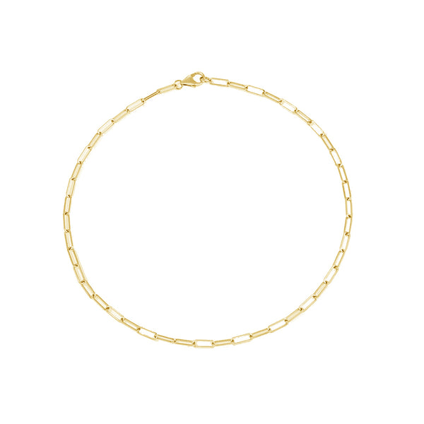 FA0014 925 Sterling Silver Bold Chain Anklet