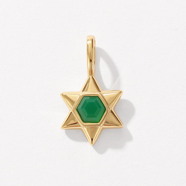 VFD0832 Hexagonal Star of David Charm