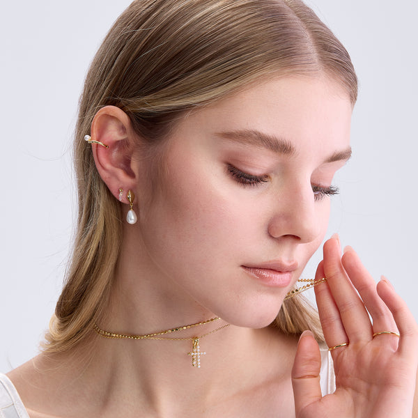 VFE1095 Kite Cut Stud Earrings