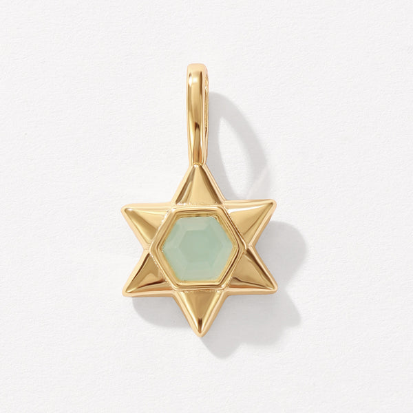 VFD0832 Hexagonal Star of David Charm