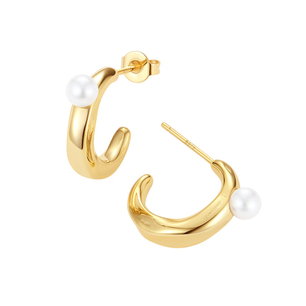 BVFE1413 Pearl Stud Earrings