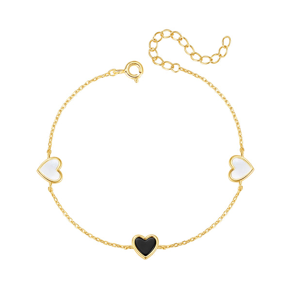 VFS0844 Triple Heart Bracelet