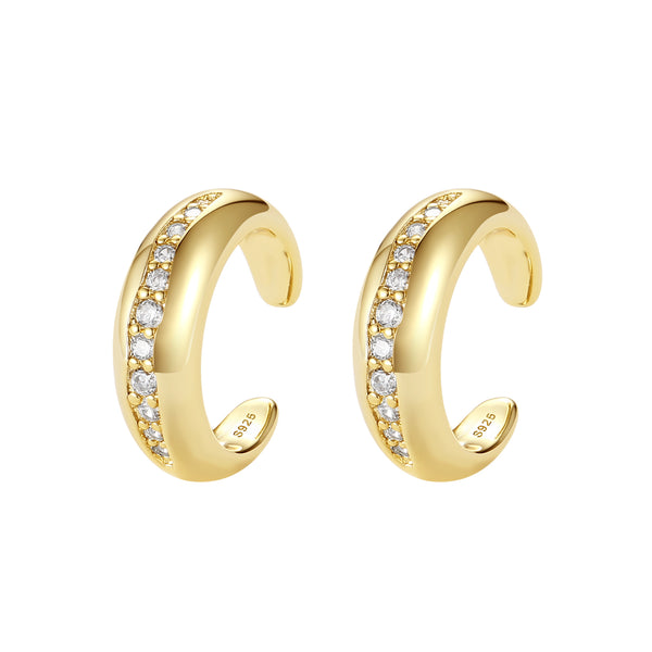 VFE1262 Cubic Zirconia Dome Ear Cuff