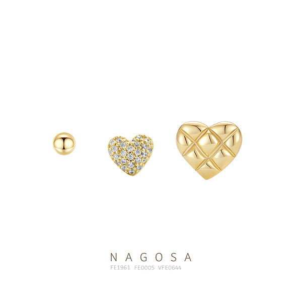 Tiny Heart Mini Stud