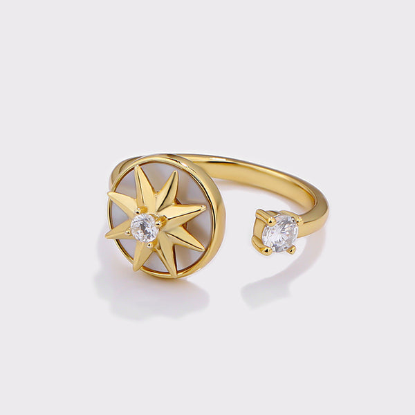 FJ0845 Star Crystal Ring