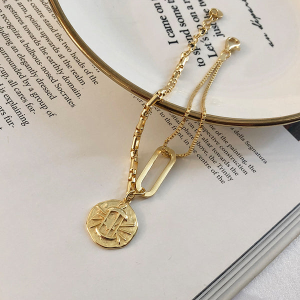 FS0380 925 Sterling Silver Fashion Pendant Bracelet