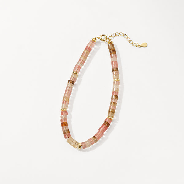 PB0157 925 Sterling Silver Charm Beads Bracelet