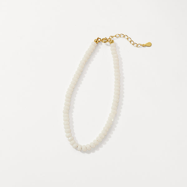 PB0127 925 Sterling Silver Women Charm Beaded Bracelets