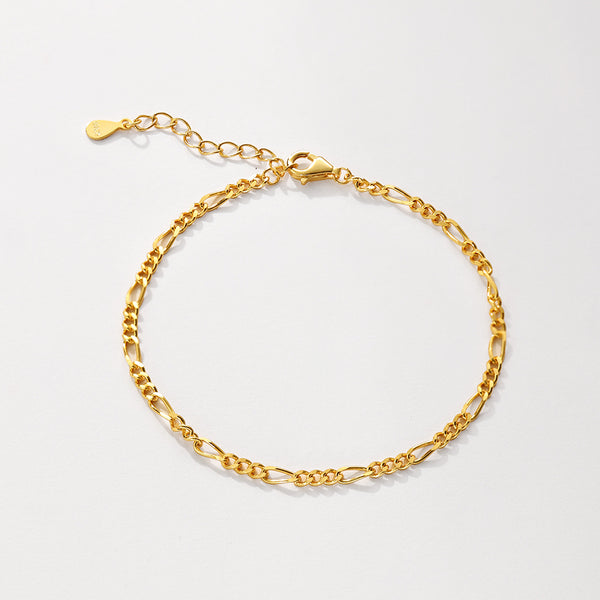 FS0196 925 Sterling Silver Chain Bracelet