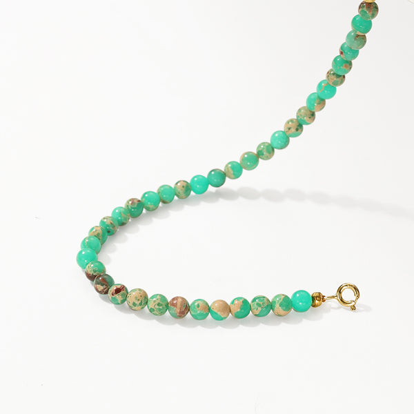 PB0119 Green Charm Beaded Bracelets