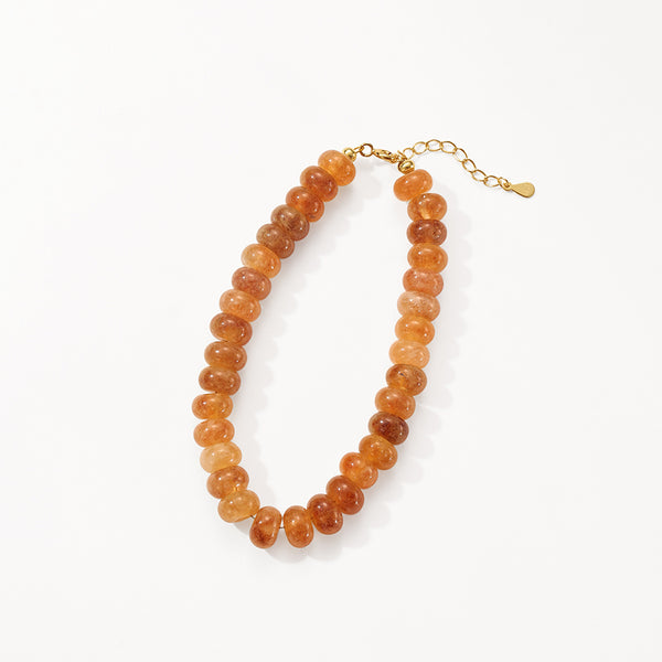 PB0145 925 Sterling Silver Charm Beaded Bracelet