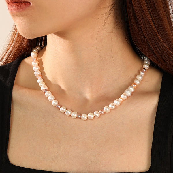 PN0097 925 Sterling Silver Freshwater Pearl Necklace