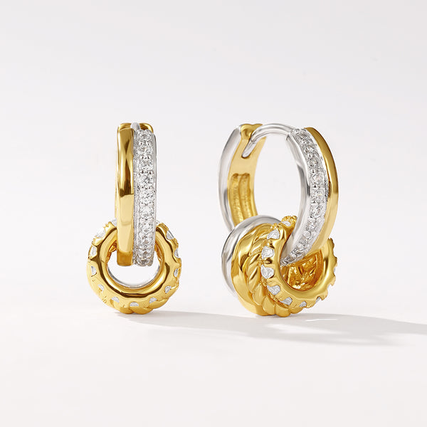 VFD0707 Cricle Charm With CZ