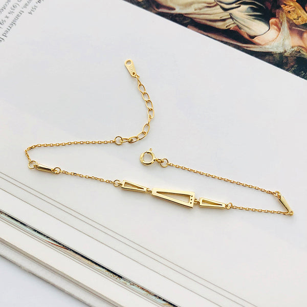 FS0334 925 Sterling Silve Geometric Creative Bracelet