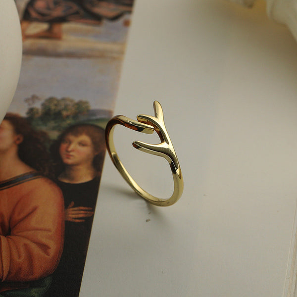 FJ0987 925 Sterling Silver Versatile Simple Ring