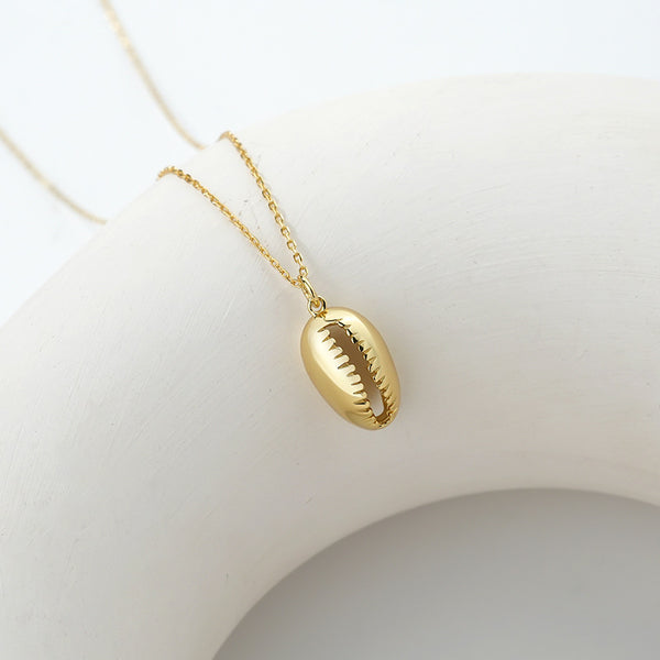 FX0978 925 Sterling Silver Luxury Shell Pendant Necklace