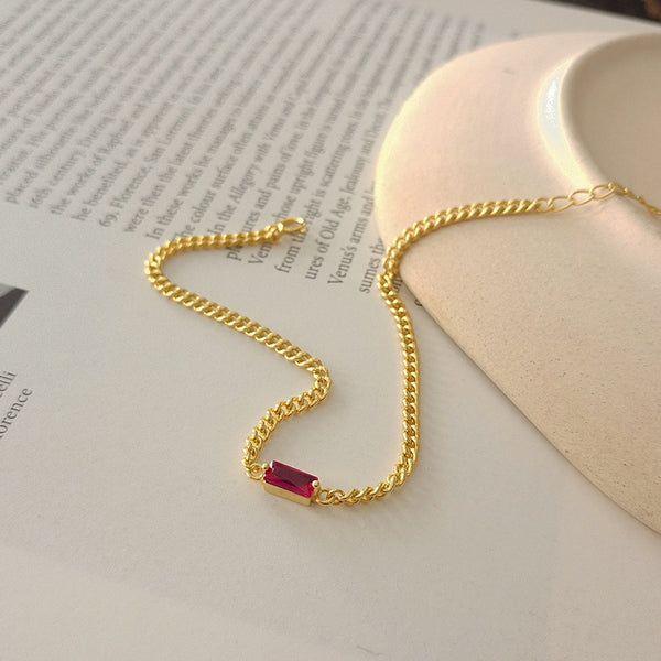 FS0337 925 Sterling Silver Cubic Zirconia Bracelet