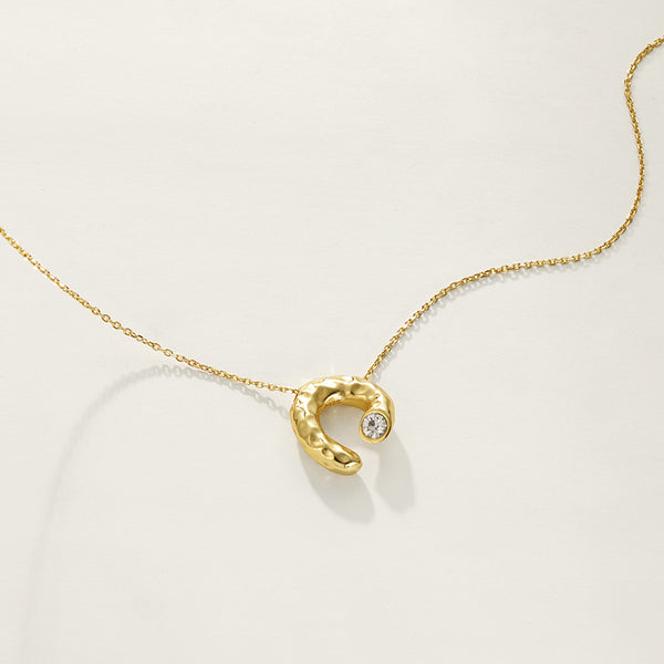 VFX0016 Geometry CZ Pendant Necklace