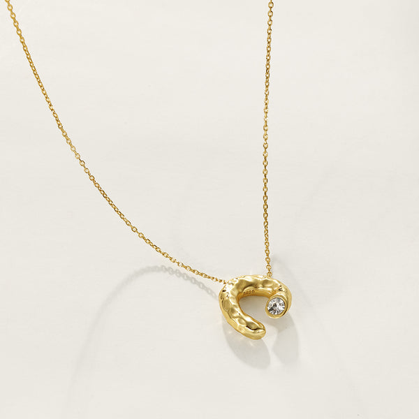 VFX0016 Geometry CZ Pendant Necklace