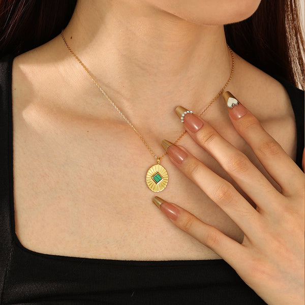 VFE0013 VFX0014 VFJ0015 Malachite Women Jewelry Set