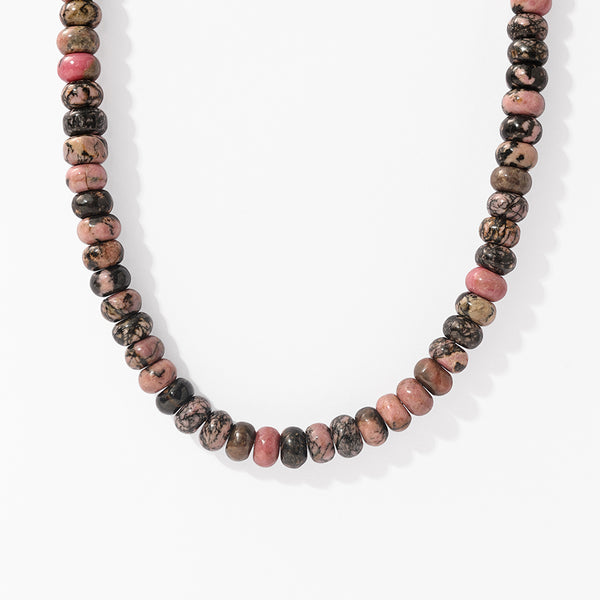 PN0196 925 Sterling Silver Handmade Charm Beaded Necklace