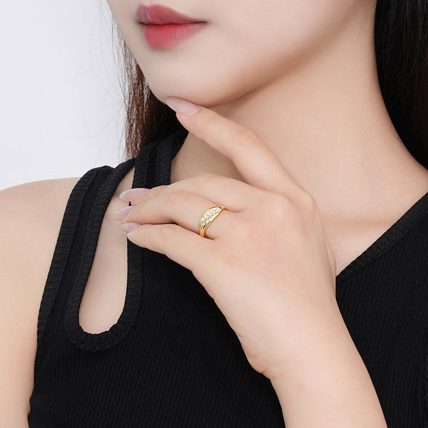 FJ1073 925 Sterling Silver Morden Pod Pearl Ring