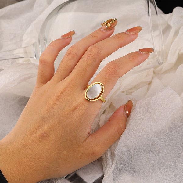 FJ0851 925 Sterling Silver Shellfish Ring