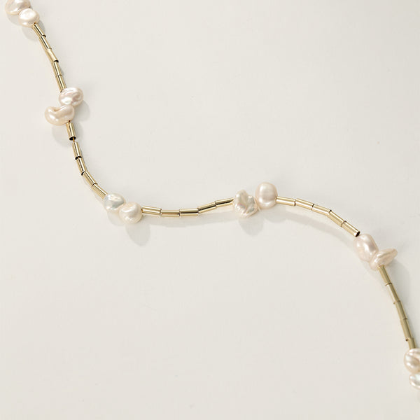 PN0104 Baroque Pearl Choker Necklace