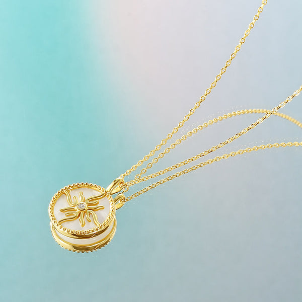 Zahara Pendant, Mother of Sunburst main image 1