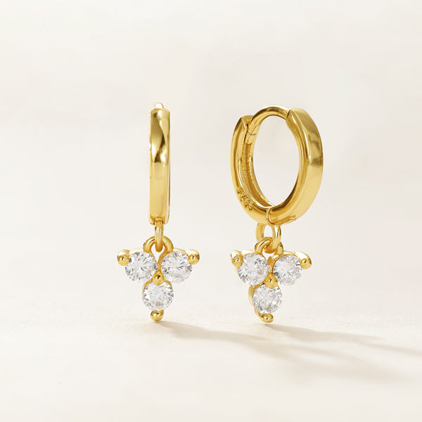 VFE0284 Birthstone Trio Hoop Earrings