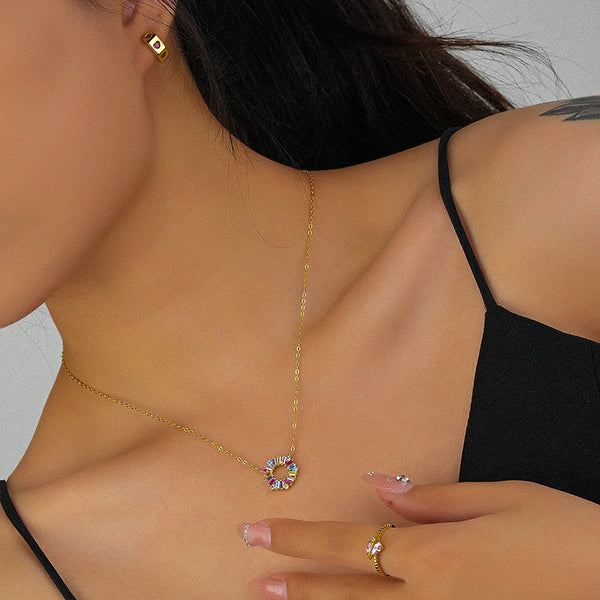 FJ0937 925 Sterling Silver Love Zirconia Ring