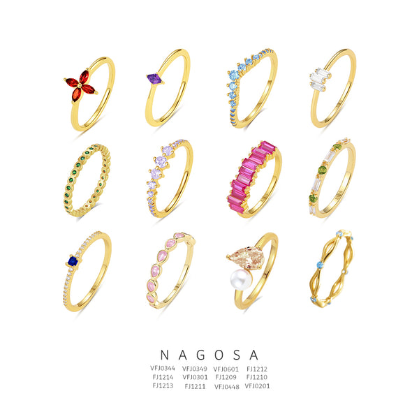 Birthstone Dainty Rings