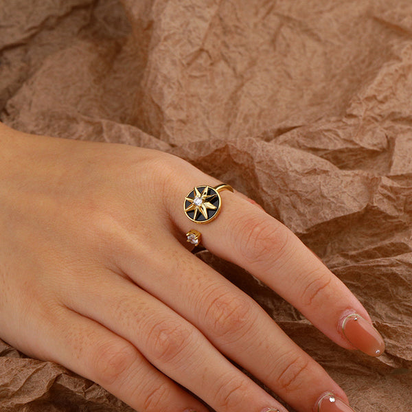 FJ0845 Star Crystal Ring