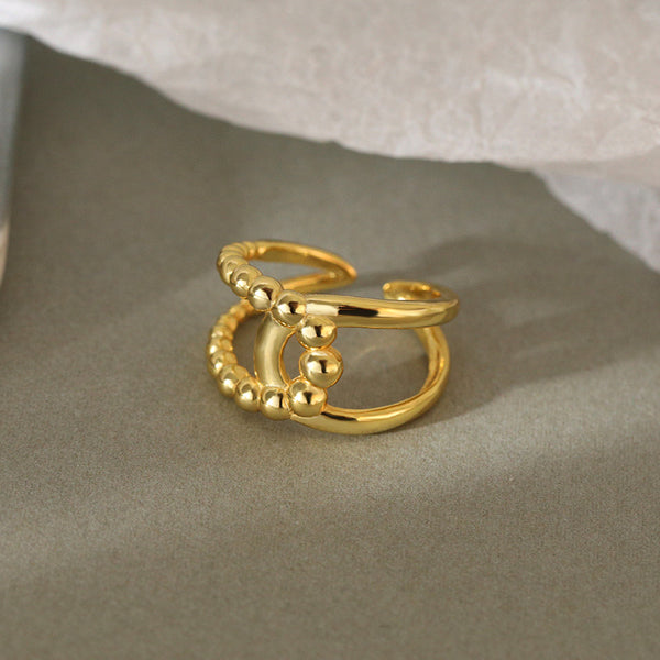 FJ0983 925 Sterling Silver Cutout Cross Ring