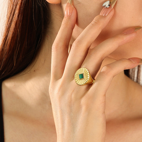 VFE0013 VFX0014 VFJ0015 Malachite Women Jewelry Set