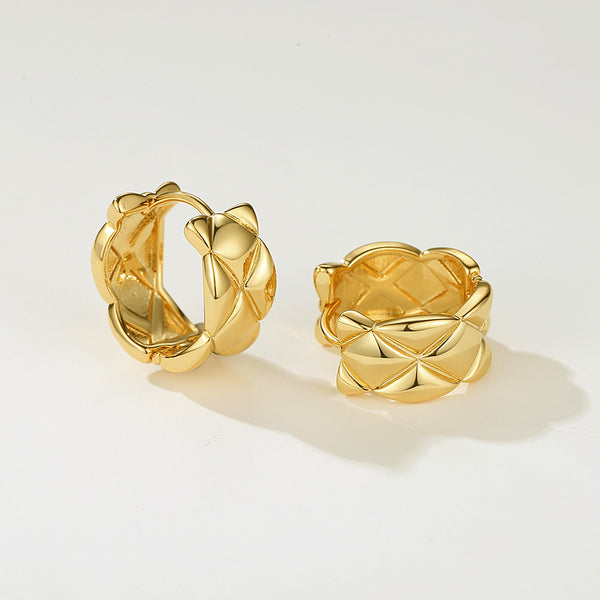 VFE0011 Wide Coco Crush Women Hoop Earrings