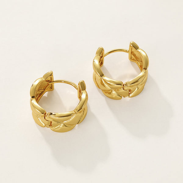 VFE0011 Wide Coco Crush Women Hoop Earrings