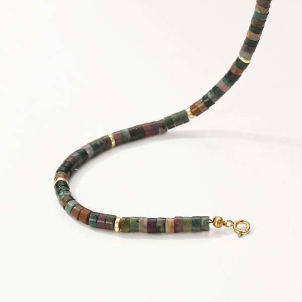 PB0154 Indian Agate Charm Beads Bracelets