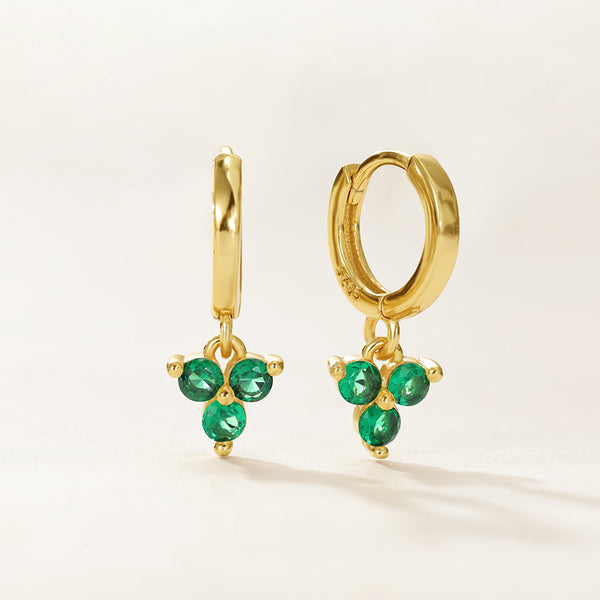 VFE0284 Birthstone Trio Hoop Earrings