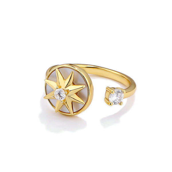 FJ0845 Star Crystal Ring