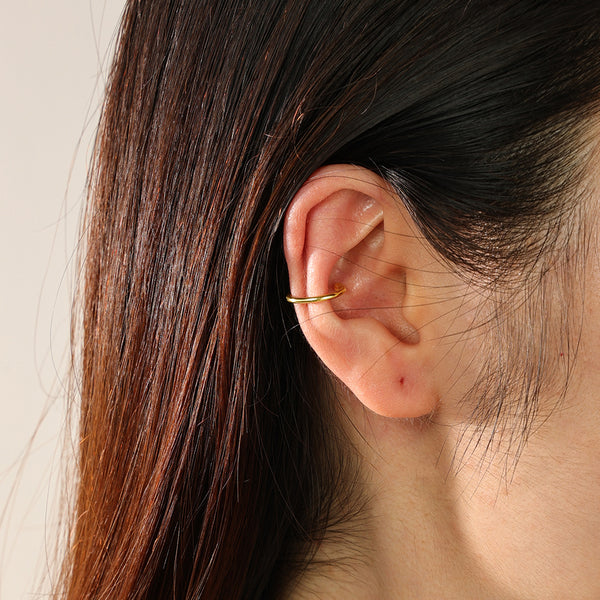 FE2333 925 Sterling Silver High Polish Eear Cuff