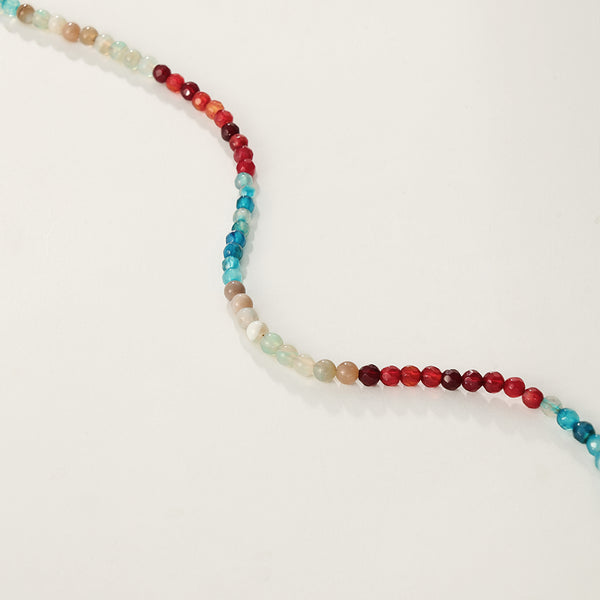 PN0099 Colorful Agate Necklace