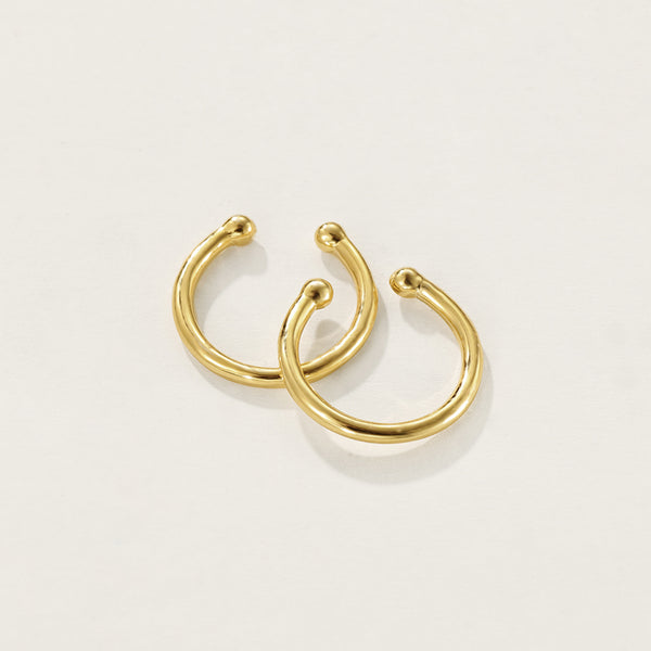 FE2333 925 Sterling Silver High Polish Eear Cuff