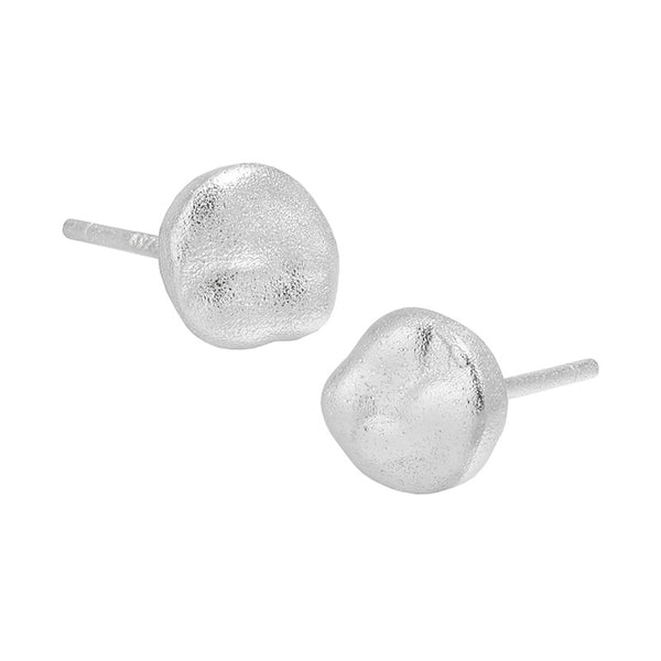 RHE1327 925 Sterling Silver Minimalist Geometric Stud Earrings