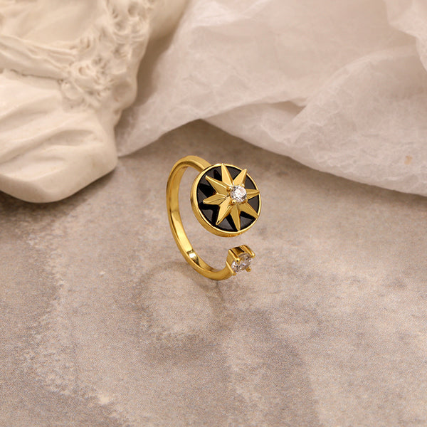 FJ0845 Star Crystal Ring