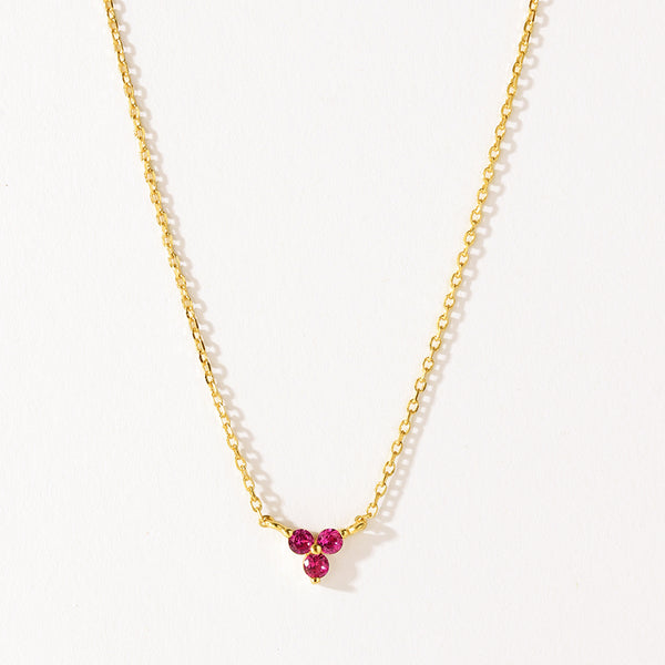 VFX0286 Birthstone Trio Pendant Necklaces