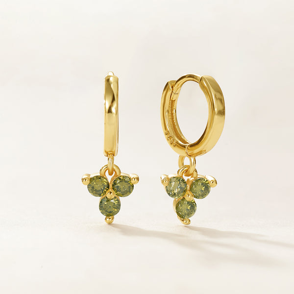 VFE0284 Birthstone Trio Hoop Earrings