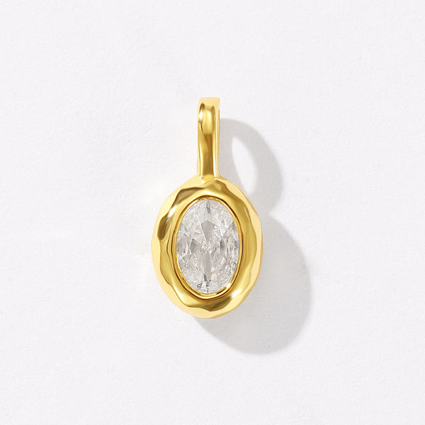 VFD0688 Oval CZ Charms